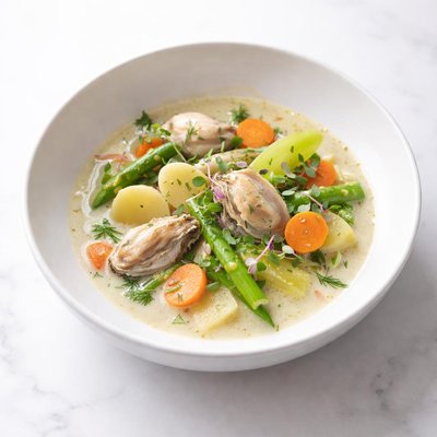 Image of Oyster Stew with Vegetables