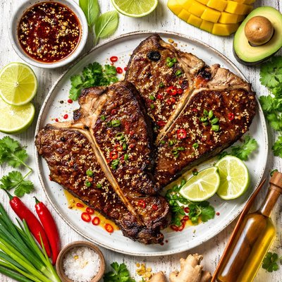 Image of Pacific Marinated T Bone Steak