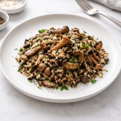 Image of Pacific Northwest Mushroom Wild Rice Pilaf