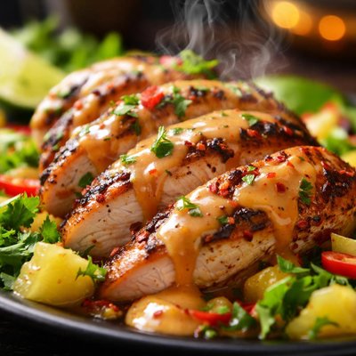 Image of Pacific Rim Chicken with Wild West Sauce