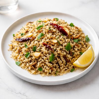 Image of Pakistani Bhagar Walay Chawal Stir Fried Rice or Zanzibari Pul