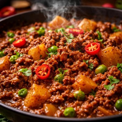 Image of Pakistani Kima Hamburger Curry