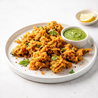Image of Pakoras Spicy Batter Dipped Fried Veggies