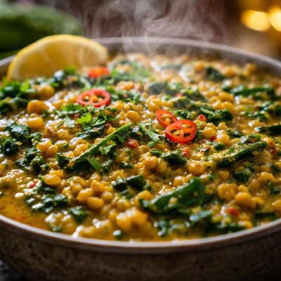 Image of Palak Daal Lentils Wtih Spinach
