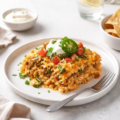 Image of Palm Springs Chile Con Queso Casserole