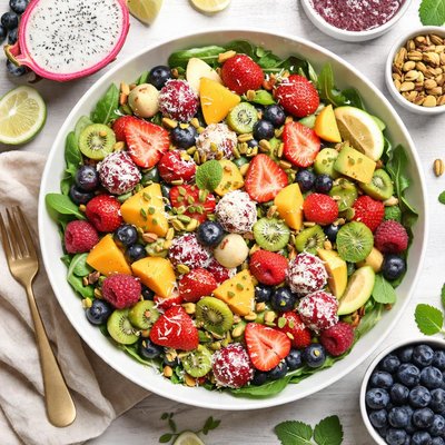 Image of Palm Springs Fruit Salad Raw Vegan