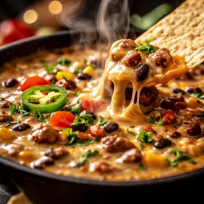 Image of Pampered Chef Cheesy Chili Dip