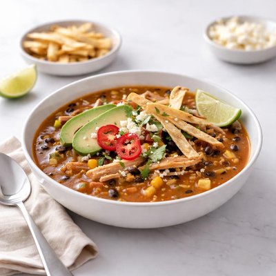 Image of Pampered Chef Chicken Tortilla Soup