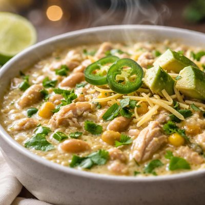 Image of Pampered Chef Microwave White Chicken Chili