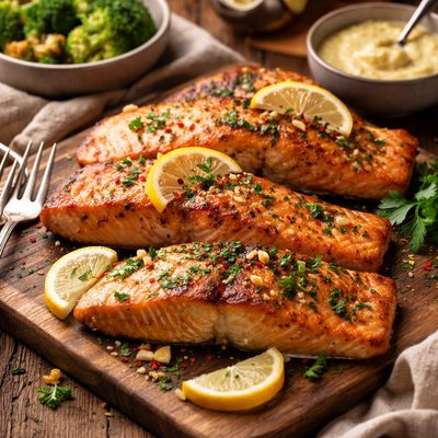Image of Keto Pan-Fried Salmon