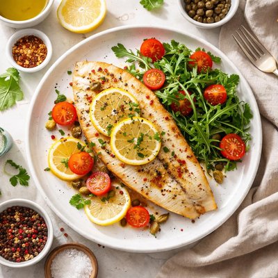 Image of Filete de pescado a la plancha sin soja