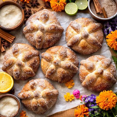 Image of Pan De Muertos Day of the Dead Bread
