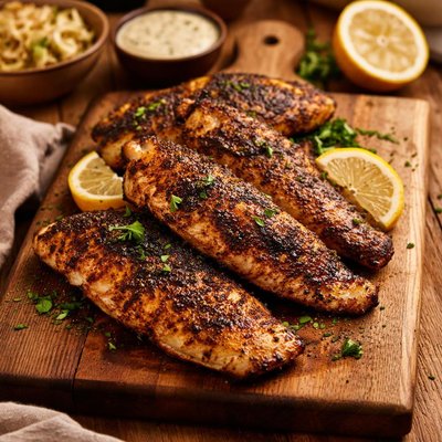 Image of Pan Fried Blackened Fish