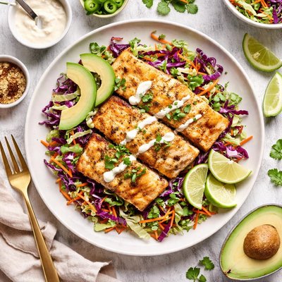 Image of Pan Fried Cod with Slaw