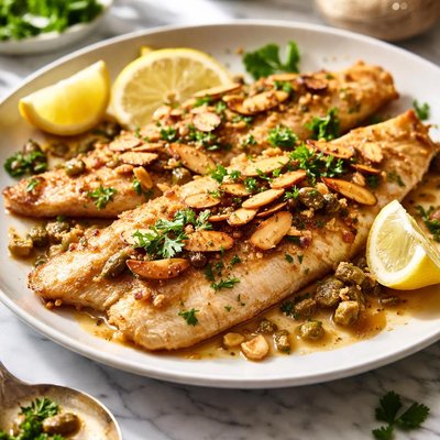 Image of Pan Fried Fish Almondine