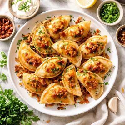 Image of Pan Fried Pierogies