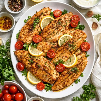 Image of Whole30 Pan Fried Tilapia