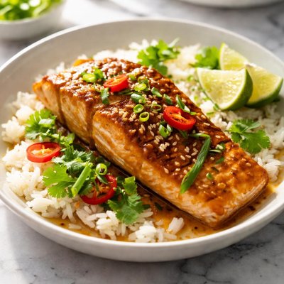 Image of Pan Roasted Salmon with Ginger and Curry