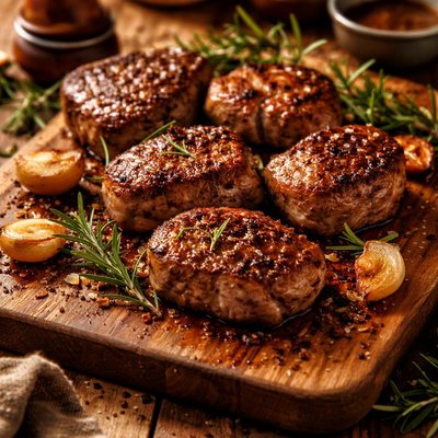 Image of Pan Seared Lamb Medallions