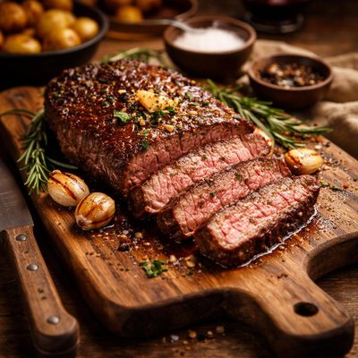 Image of Pan Seared Sirloin Steak