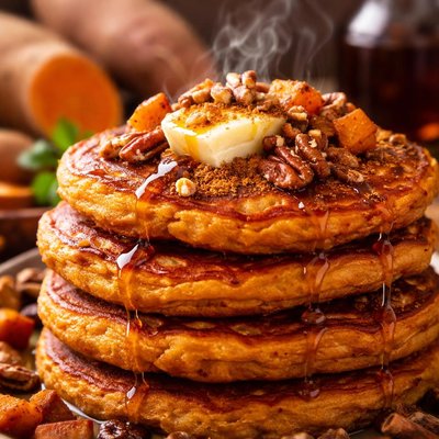 Image of Pancakes with Sweet Potato
