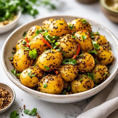 Image of Panchporan Aloo Indian Spiced Potatoes