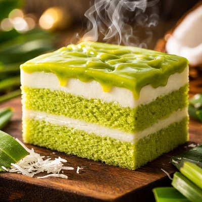 Image of Pandan Fudge Cake