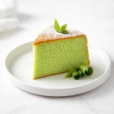 Image of Pandan Soft Chiffon Cake Asian Screwpine Cake