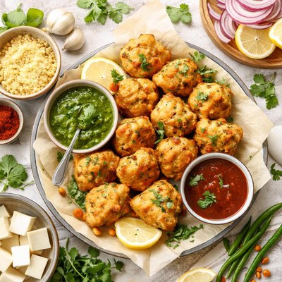 Image of Vegan Paneer Pakoda