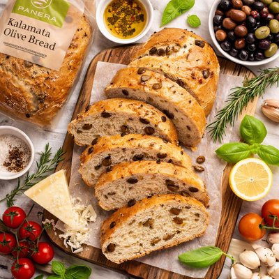 Image of Panera Kalamata Olive Bread