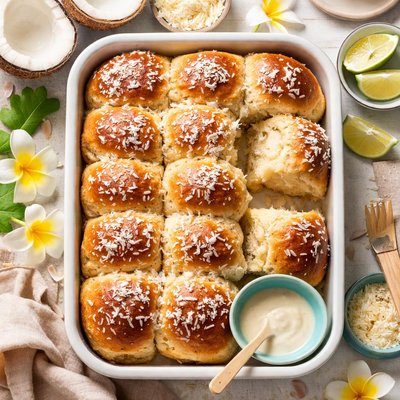 Image of Pani Popo Hawaiian Coconut Bread