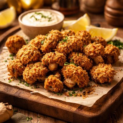 Image of Panko Crusted Mushrooms