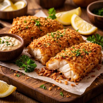Image of Panko Encrusted Cod