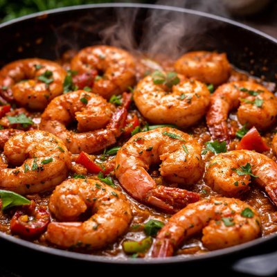 Image of Panned Creole Shrimp