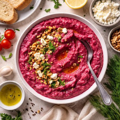 Image of Pantzarosalata Pureed Beet Salad