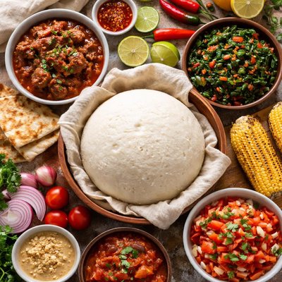 Image of Pap or Sadza or Ugali or