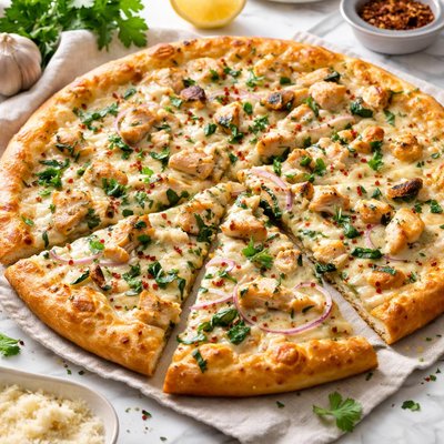 Image of Papa Murphys Garlic Chicken Pizza Copycat