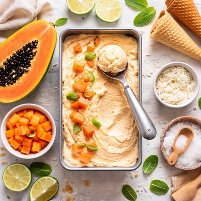 Image of Papaya Ice Cream