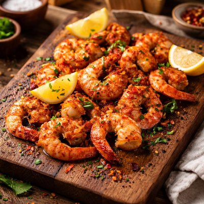 Image of Paprika and Lemon Shrimp