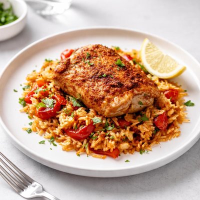 Image of Paprika Chicken Rice Bake