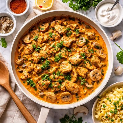 Image of Paprika Chicken Stroganoff