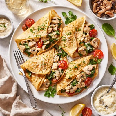 Image of Parisienne Chicken Crepes