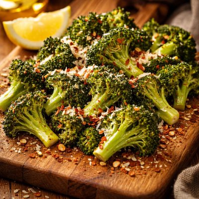 Image of Whole30 Parmesan Broccoli