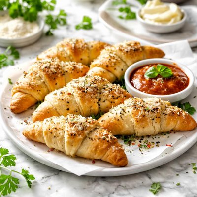Image of Parmesan Cheese Biscuit Crescents