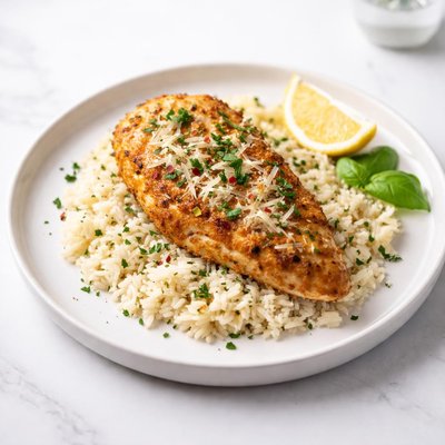 Image of Parmesan Chicken and Rice