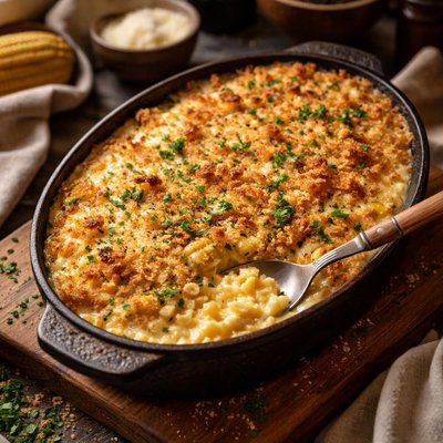 Image of Parmesan Creamed Corn Au Gratin