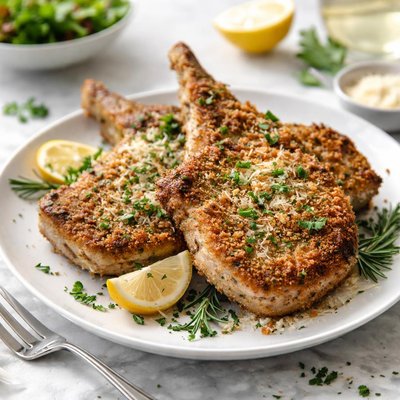 Image of Parmesan Crusted Pork Chops