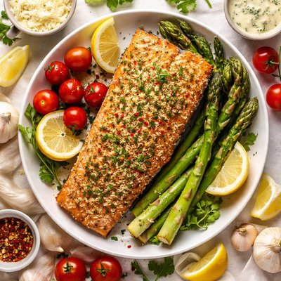 Image of Parmesan Encrusted Salmon Fillet