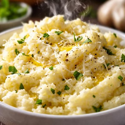 Image of Parmesan Garlic Mashed Potatoes