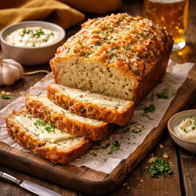 Image of Parmesan Garlic Ranch Beer Bread Rsc